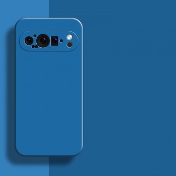 Liquid Air silikoninis mėlynas dėklas - su kameros apsauga (Google Pixel 9 Pro)